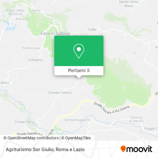 Mappa Agriturismo Sor Giulio