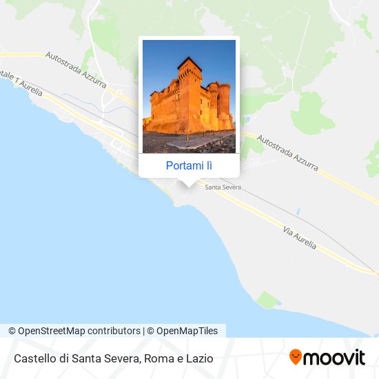 Mappa Castello di Santa Severa