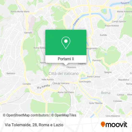 Mappa Via Tolemaide, 28