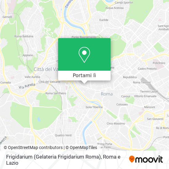 Mappa Frigidarium (Gelateria Frigidarium Roma)