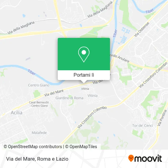 Mappa Via del Mare