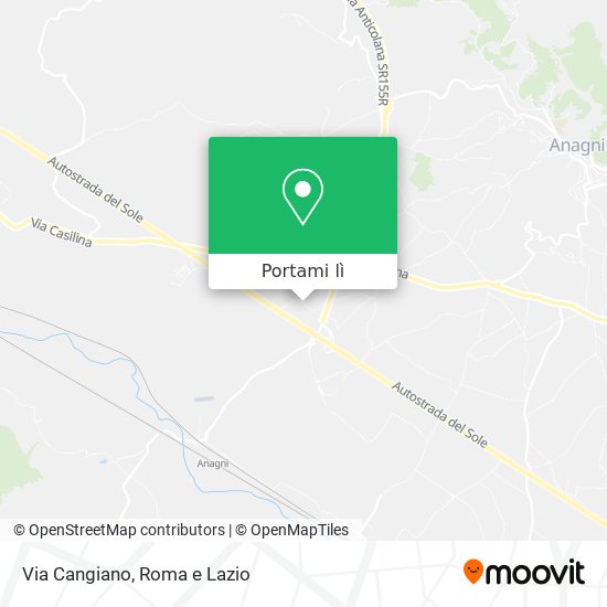 Mappa Via Cangiano