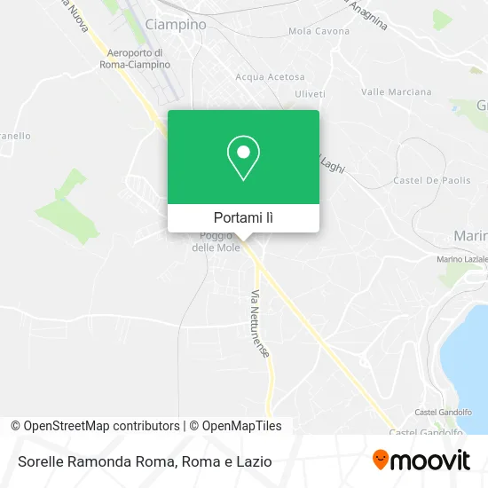 Mappa Sorelle Ramonda Roma