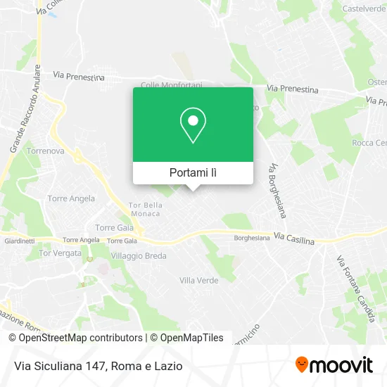 Mappa Via Siculiana 147