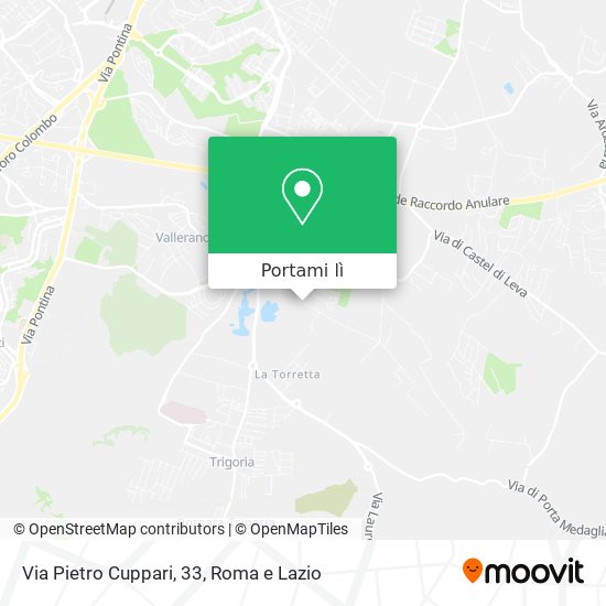 Mappa Via Pietro Cuppari, 33