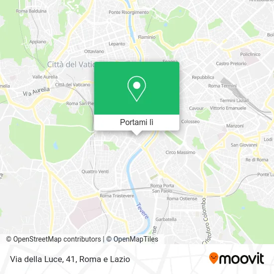 Mappa Via della Luce, 41