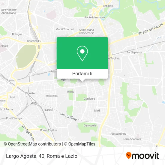 Mappa Largo Agosta, 40