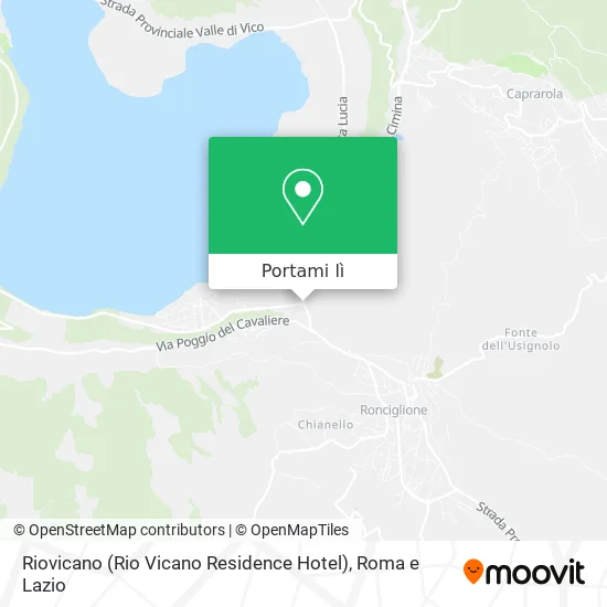 Mappa Riovicano (Rio Vicano Residence Hotel)