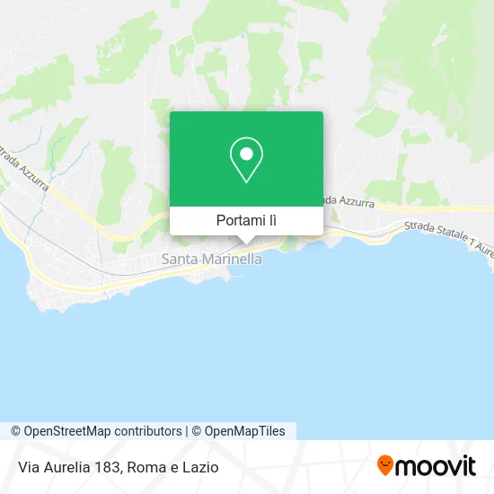 Mappa Via Aurelia 183