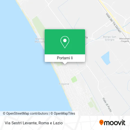 Mappa Via Sestri Levante