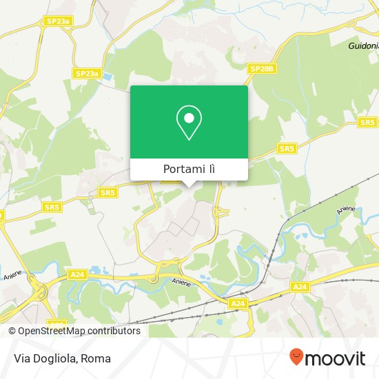 Mappa Via Dogliola