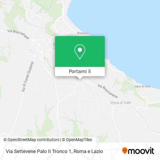 Mappa Via Settevene Palo II Tronco 1