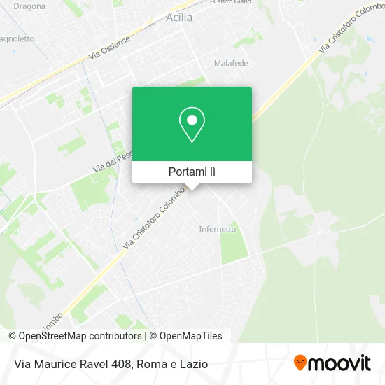 Mappa Via Maurice Ravel 408