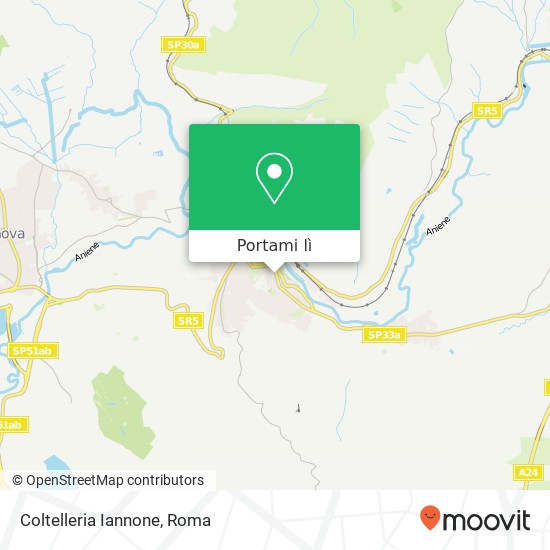 Mappa Coltelleria Iannone