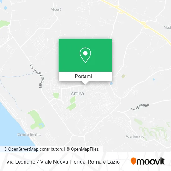 Mappa Via Legnano / Viale Nuova Florida