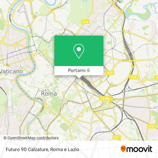 Mappa Futuro 90 Calzature