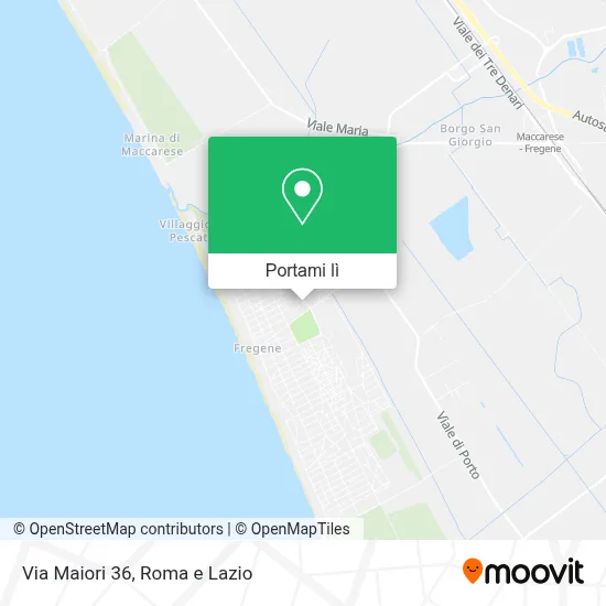 Mappa Via Maiori  36