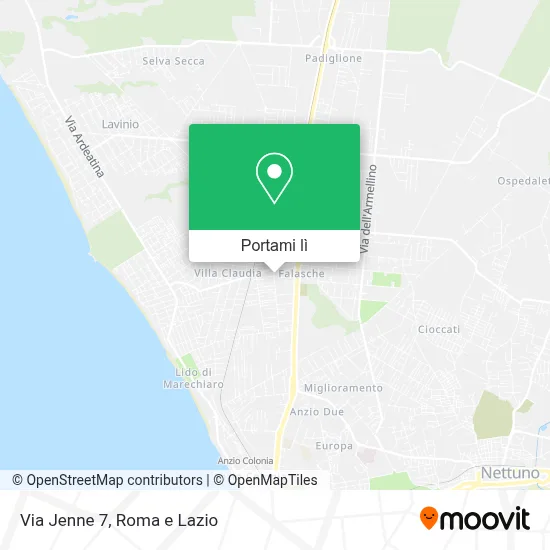 Mappa Via Jenne  7