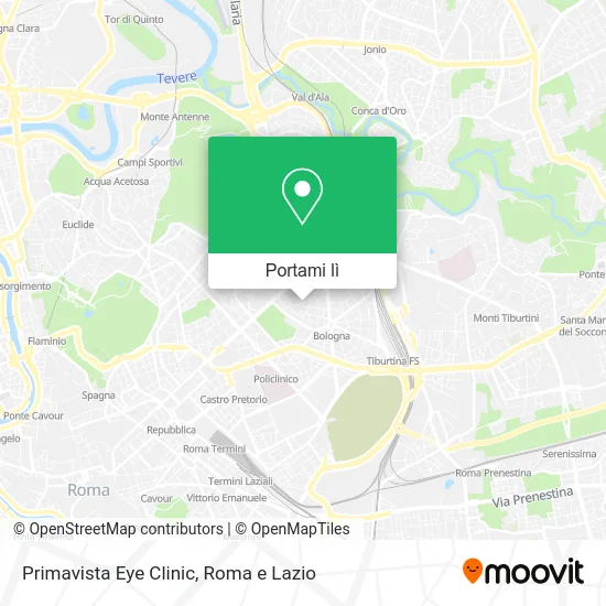 Mappa Primavista Eye Clinic
