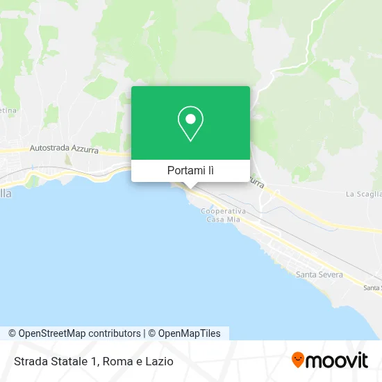 Mappa Strada Statale 1