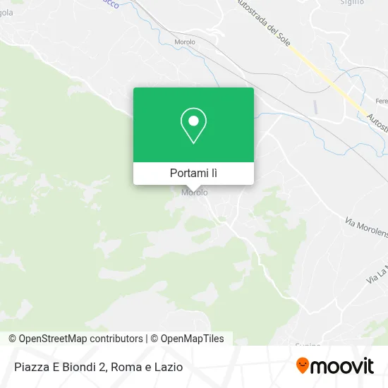 Mappa Piazza E  Biondi  2