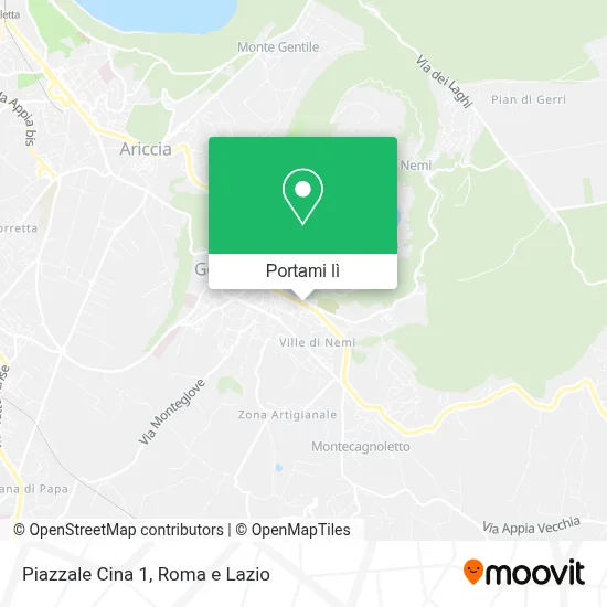 Mappa Piazzale Cina  1
