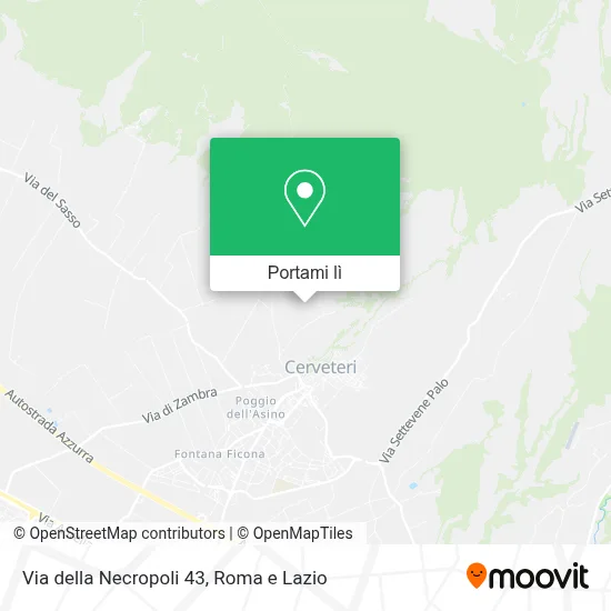 Mappa Via della Necropoli  43