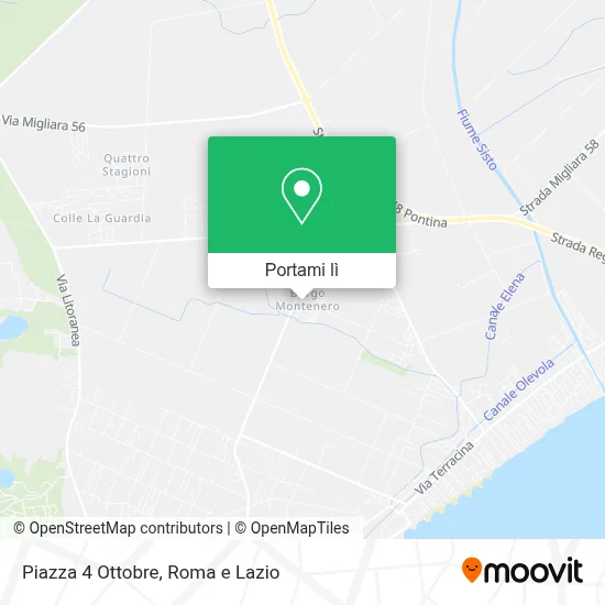 Mappa Piazza 4 Ottobre