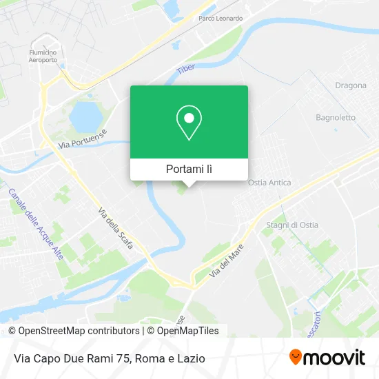Mappa Via Capo Due Rami  75