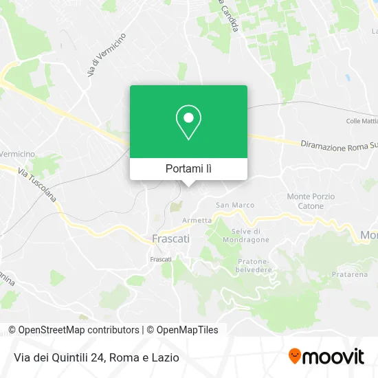Mappa Via dei Quintili  24