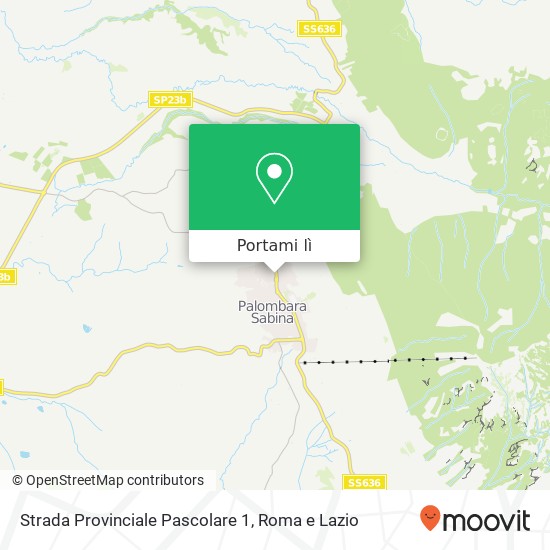 Mappa Strada Provinciale Pascolare 1