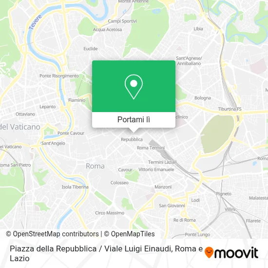 Mappa Piazza della Repubblica / Viale Luigi Einaudi