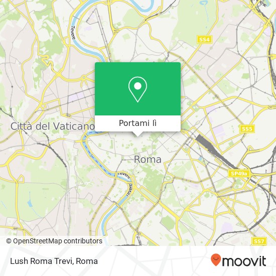 Mappa Lush Roma Trevi