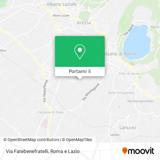 Mappa Via Fatebenefratelli
