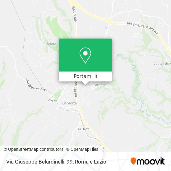 Mappa Via Giuseppe Belardinelli, 99