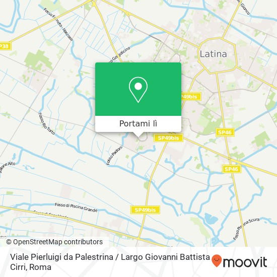 Mappa Viale Pierluigi da Palestrina / Largo Giovanni Battista Cirri