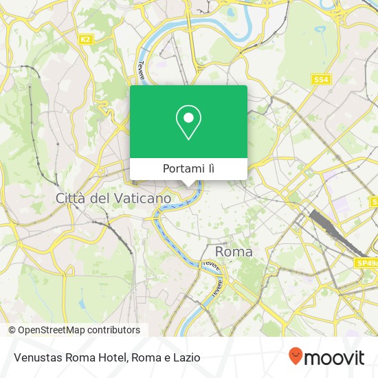 Mappa Venustas Roma Hotel