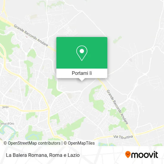 Mappa La Balera Romana