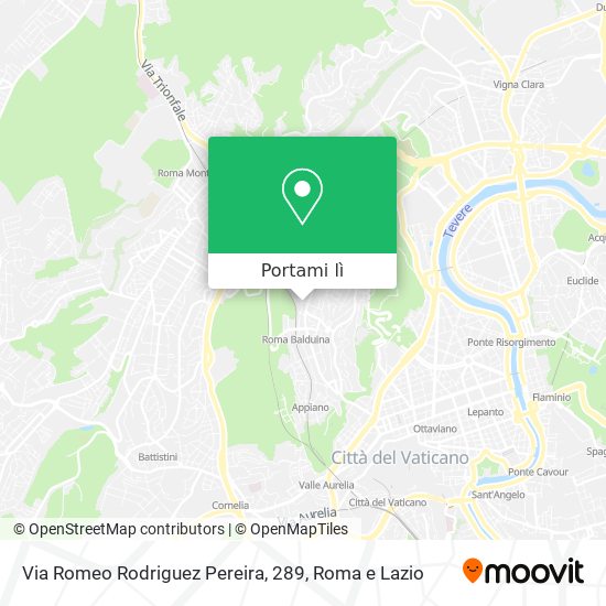 Mappa Via Romeo Rodriguez Pereira, 289