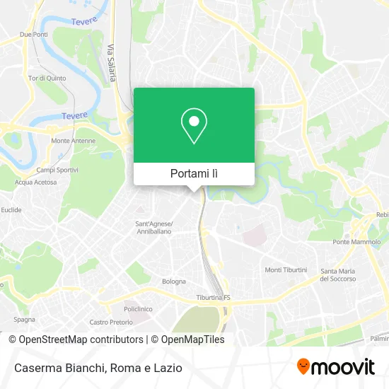 Mappa Caserma Bianchi