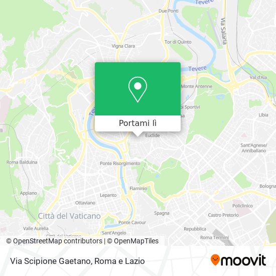 Mappa Via Scipione Gaetano