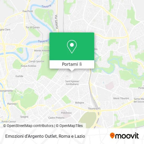 Mappa Emozioni d'Argento Outlet