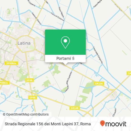 Mappa Strada Regionale 156 dei Monti Lepini 37