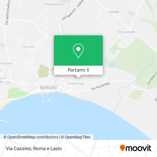 Mappa Via Cassino