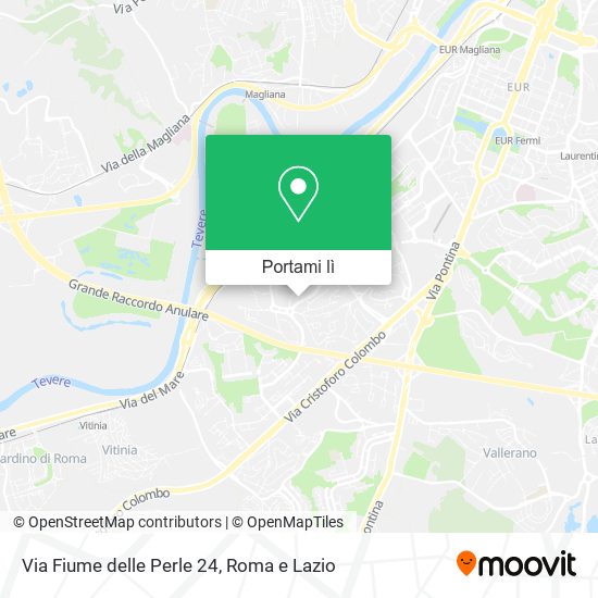 Mappa Via Fiume delle Perle 24