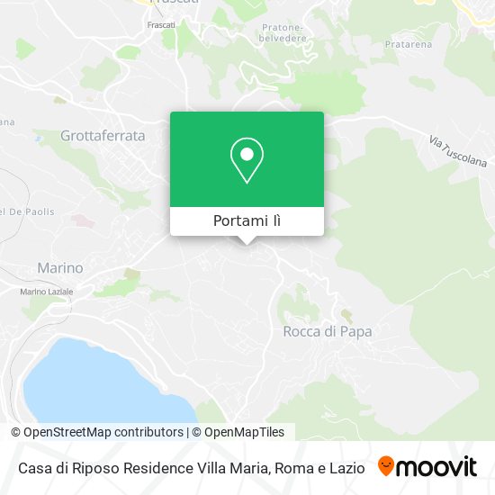 Mappa Casa di Riposo Residence Villa Maria