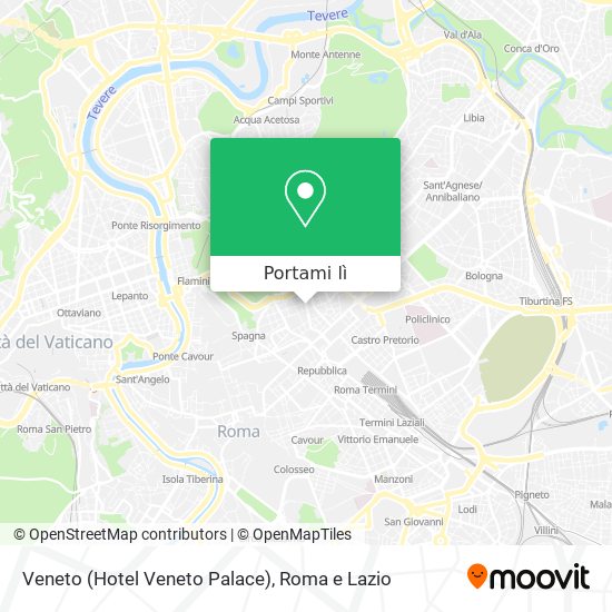 Mappa Veneto (Hotel Veneto Palace)