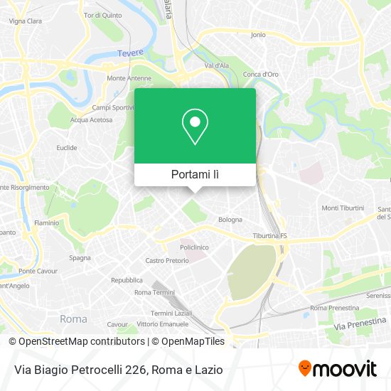 Mappa Via Biagio Petrocelli 226