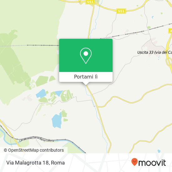 Mappa Via Malagrotta 18