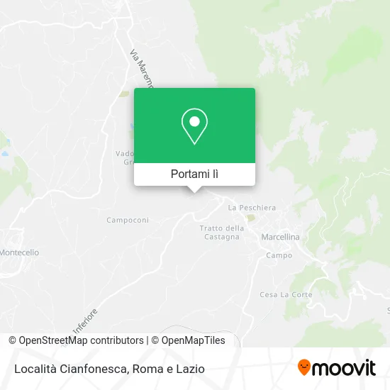 Mappa Località Cianfonesca